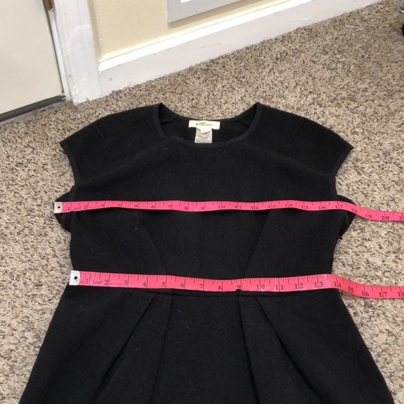 Isabel Marant Dress Size 2 Medium Black Pleated Mini - Picture 8 of 10